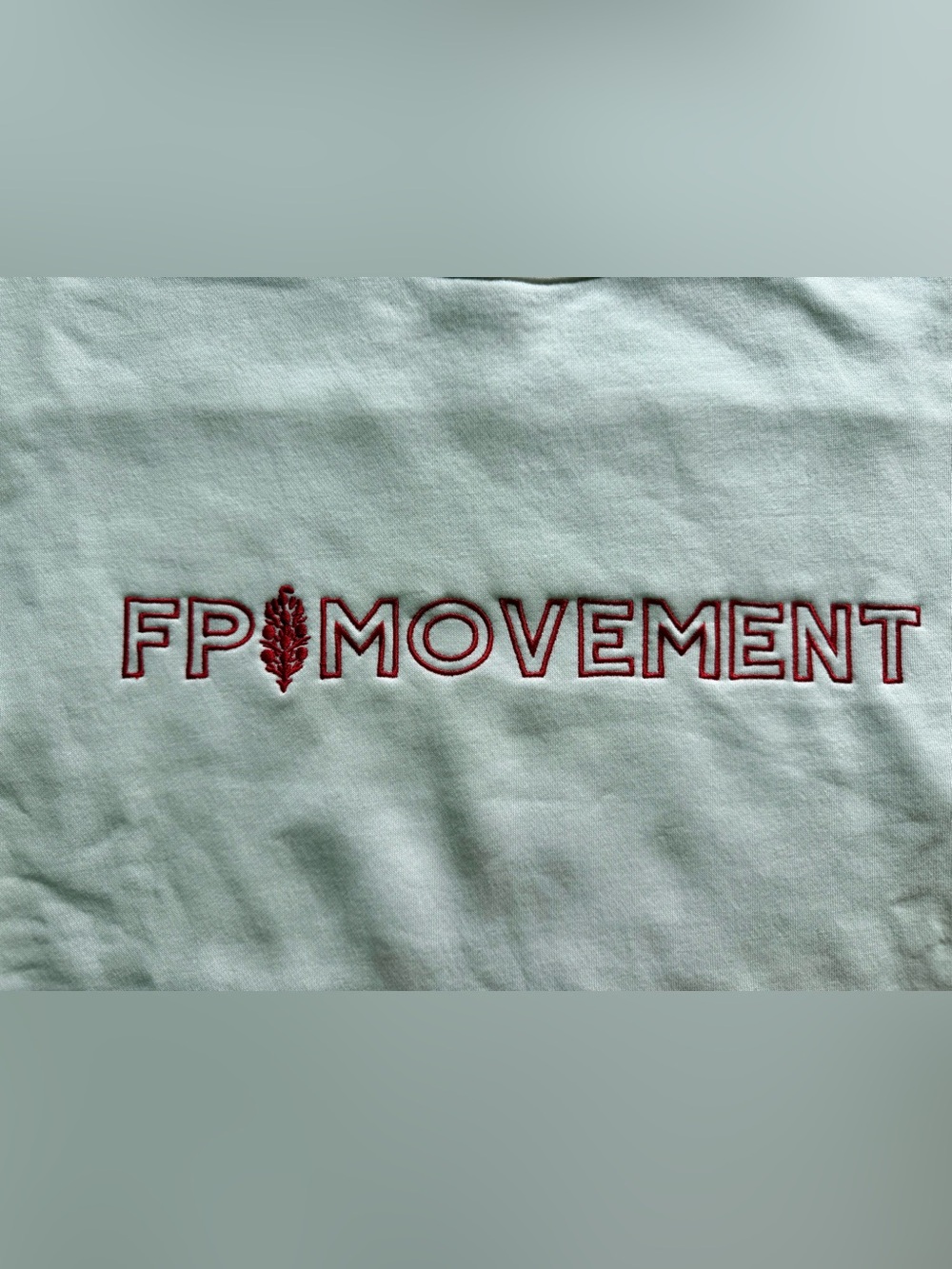 Free People Movement All Star Collegiate Pullover Logo White Combo Size S NWOT - Picture 8 of 12